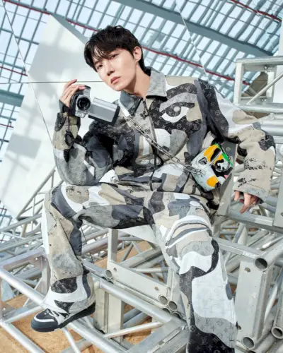 „J-Hope for Louis Vuitton“ 2023 m. rudens kampanija: skaitmeninis amžius