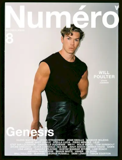 Will Poulter pronkt met zijn biceps in een mouwloos topje en covert Numéro Nederland.