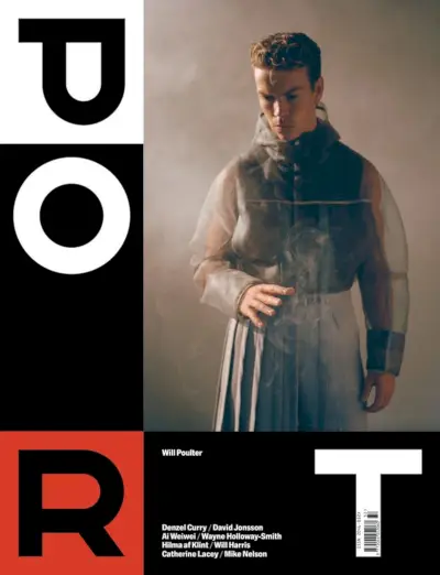 Will Poulter heeft een fashion-forward look voor de cover van PORT magazine.