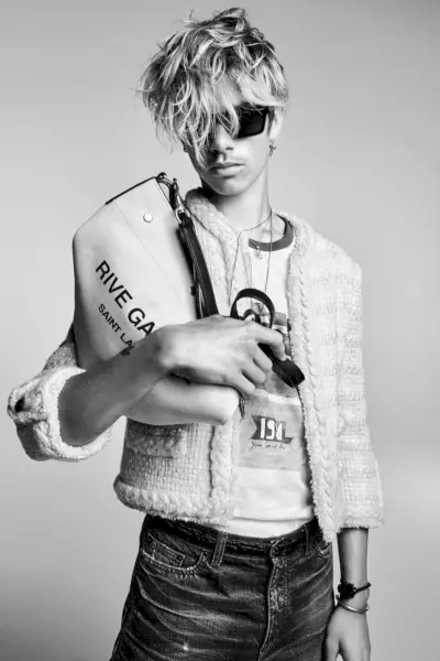 Gray Sorrenti fotografuje Romeo Beckhama dla Saint Laurent