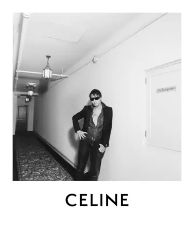Julian Casablancas Celine Homme w kampanii 2023 Przedpokój