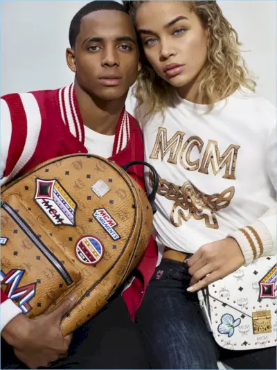 MCM využíva Cordell Broadus a Jasmine Sanders pre svoju kampaň jar-leto 2018.
