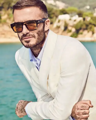 David Beckham se uită la stilul italian pentru a inspira colecția de ochelari