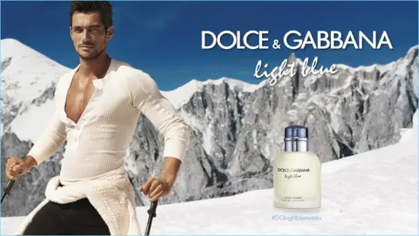 David Gandy gaat de piste op voor Dolce & Gabbana Light Blue