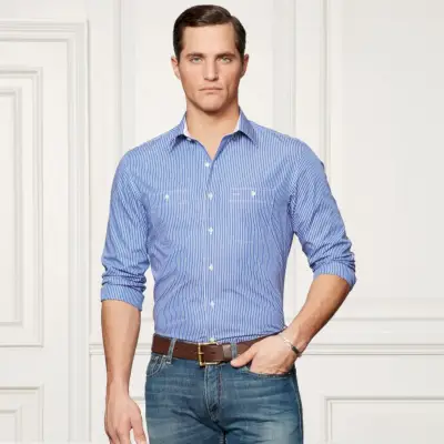 Andrew Lauren은 Ralph Lauren Purple Label의 스타일 맨입니다.