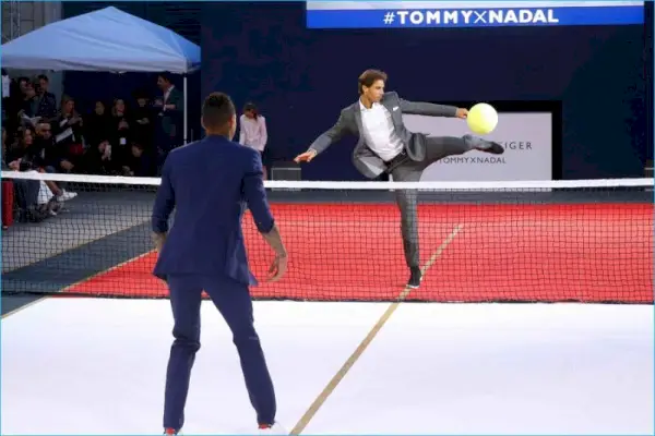 Gregory van der Wiel in Rafael Nadal sodelujeta pri Tommyju Hilfigerju