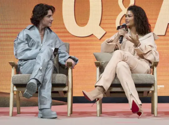 Timothée Chalamet et Zendaya ont un correspondant à lui