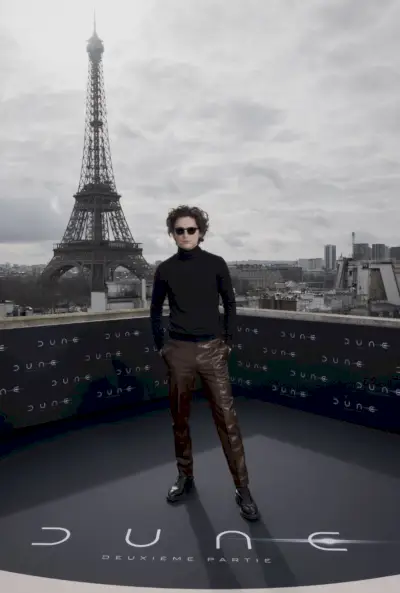 Timothée Chalamet Dune Partie Deux Paris Photocall
