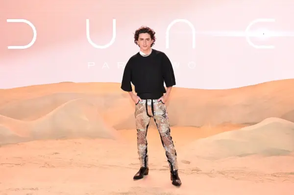 Timothee Chalamet Haider Ackermann Dune Partie 2 Première mondiale Londres 2024