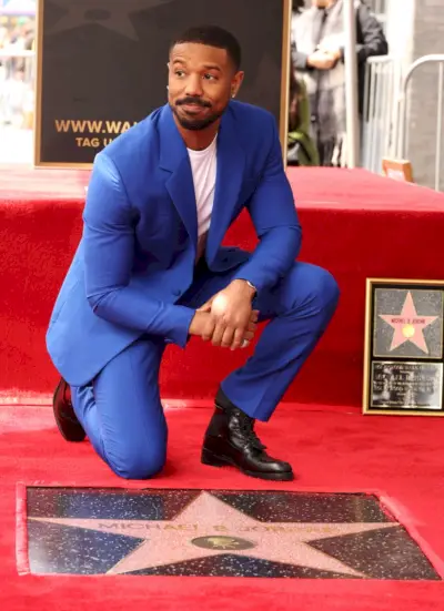 Michael B Jordan Estrela da Calçada da Fama de Hollywood