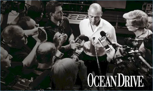 Tony Kim fotografía a Derek Jeter para el último número de Ocean Drive.