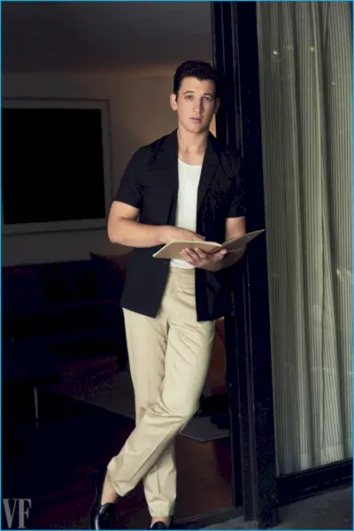 Miles Teller s'associe à Vanity Fair et parle de mauvais films