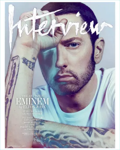 Eminem dækker Interview Magazine, forklarer hvorfor han undgår rampelyset