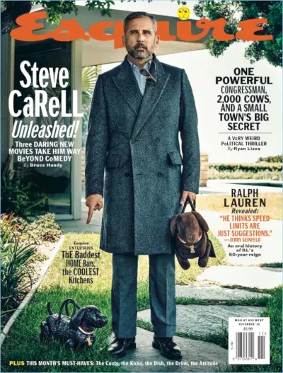 Steve Carell couvre Esquire et parle de « Beautiful Boy »