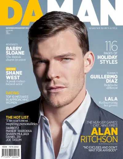Alan Ritchson pokriva revijo Da Man