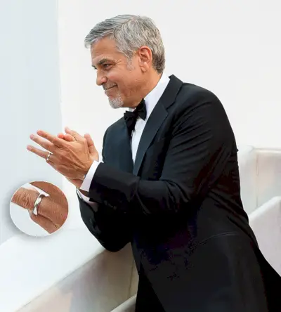 Fede nuziale di George Clooney Fede nuziale