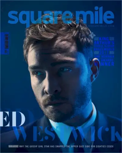 Bad Boy for Life: Ed Westwick pokriva Square Mile