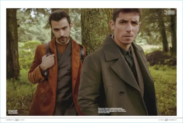 Alberto Guerra i Diego Alfaro wychodzą na zewnątrz dla GQ México