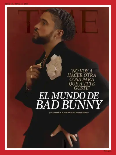 Bad Bunny fa la storia con Willy Chavarria per la copertina spagnola di TIME