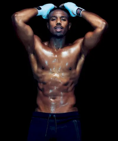 Michael-B-Jordan-Shirtless-2015-남성-피트니스-사진 촬영-사진
