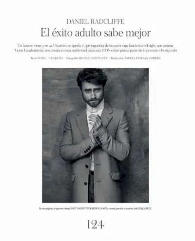 Daniel Radcliffe fotografeerde voor Icon El Pais.