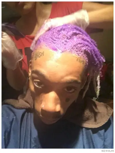 לאחר מכן מגיע הצבע הסגול, כמעט שם...