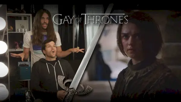 'Gay of Thrones' מסכם את 'משחקי הכס' עם טימותי סימונס