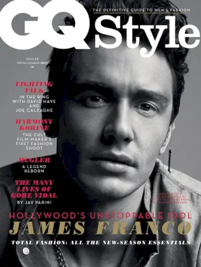 James Franco en couverture de GQ Style UK printemps/été 2011