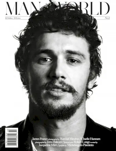 James Franco couvre Man of the World #2 (février 2013)
