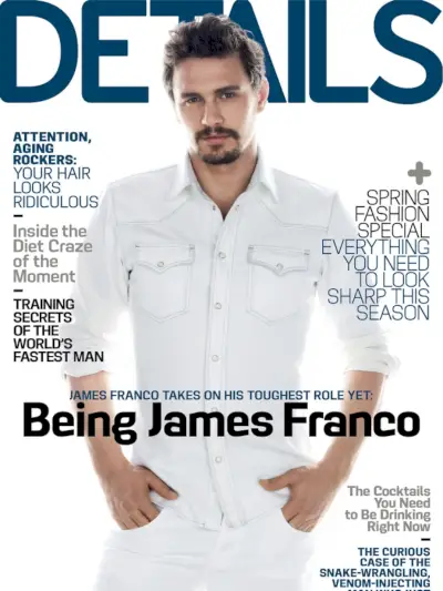 James Franco couvre les détails de mars 2013