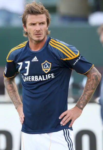 Poza de coafura David Beckham