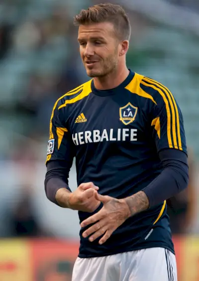 David Beckham Poza de coafura Laturi ras