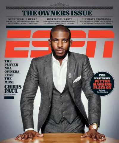 Chris Paul na okładce magazynu ESPN omawia znaczenie Unii