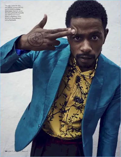 Håll ut, dude! Atlantas Lakeith Stanfield spelar i Esquire Style Shoot