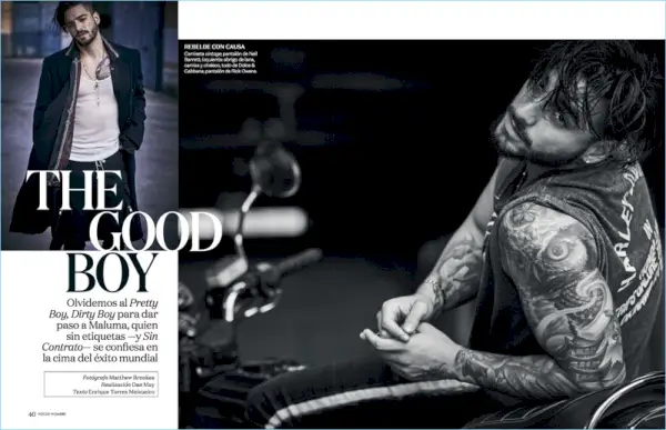 Maluma Vogue マン写真撮影