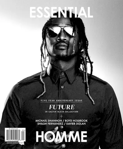 Ateitį fotografavo Sebastianas Sabalas-Bruce'as „Essential Homme“ su Terry Lu stiliumi.