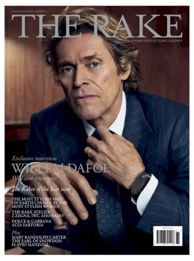 Willem Dafoe se lance dans les styles vestimentaires pour The Rake