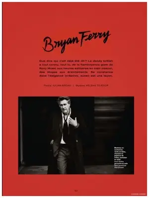 Bryan Ferry ședință foto oficială masculină 2015 002