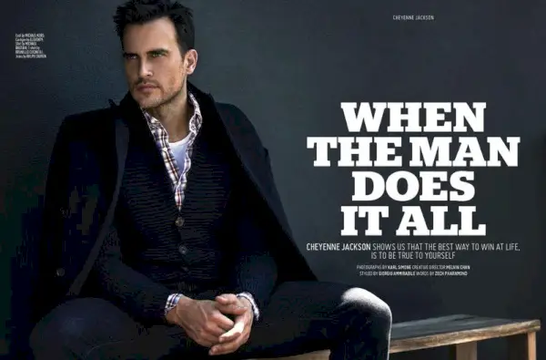 Cheyenne Jackson joue dans Man Shoot en août