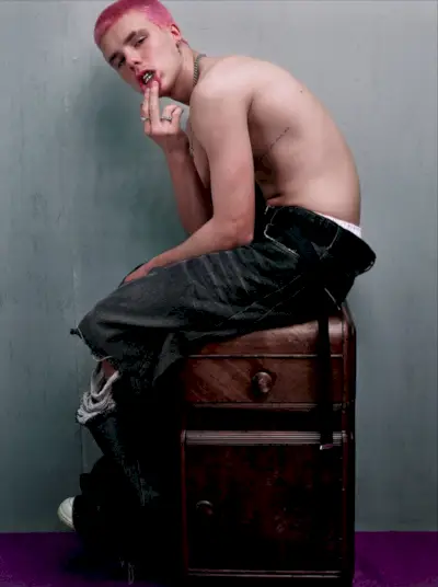 크루즈 베컴 사진 촬영 아버지 데이비드 베컴 경의 2022 i-D 스티븐 클라인