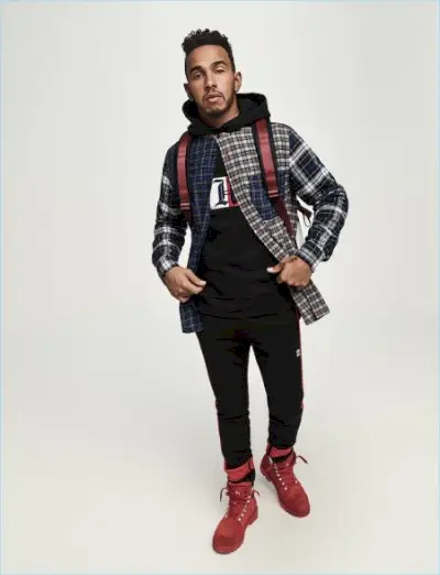 Tomija Hilfigera Lūisa Hamiltona 2018. gada rudens kolekcijas Lookbook 011