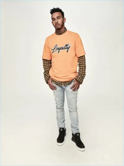 Tomija Hilfigera Lūisa Hamiltona 2018. gada rudens kolekcijas Lookbook 006