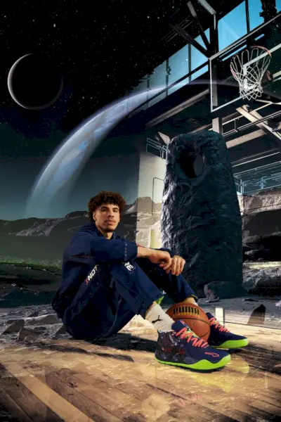 En titt på LaMelo Balls nya PUMA MB.01 Galaxy Sneakers