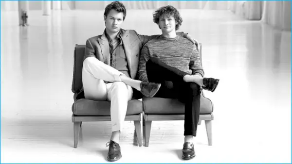 Ansel Elgort slaví Den otců s panem Porterem