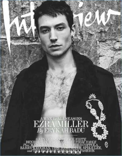 Ezra Miller acoperă revista cu interviuri, vorbește despre dragoste