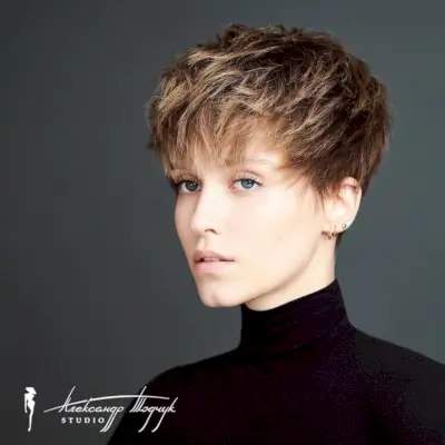 Shattered Pixie Haircut for Short Hair