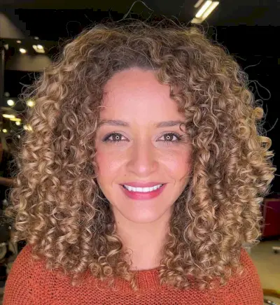 Retro Blonde Curls