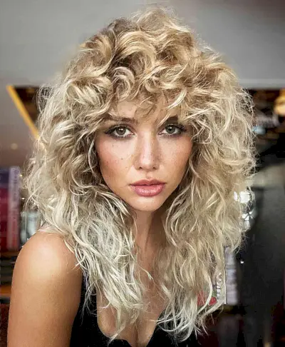 The Curly Shag for Blondes