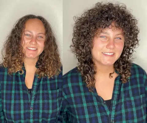 Shag Cut for Naturally Curly Hair