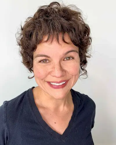 Low-Maintenance Curly Shag